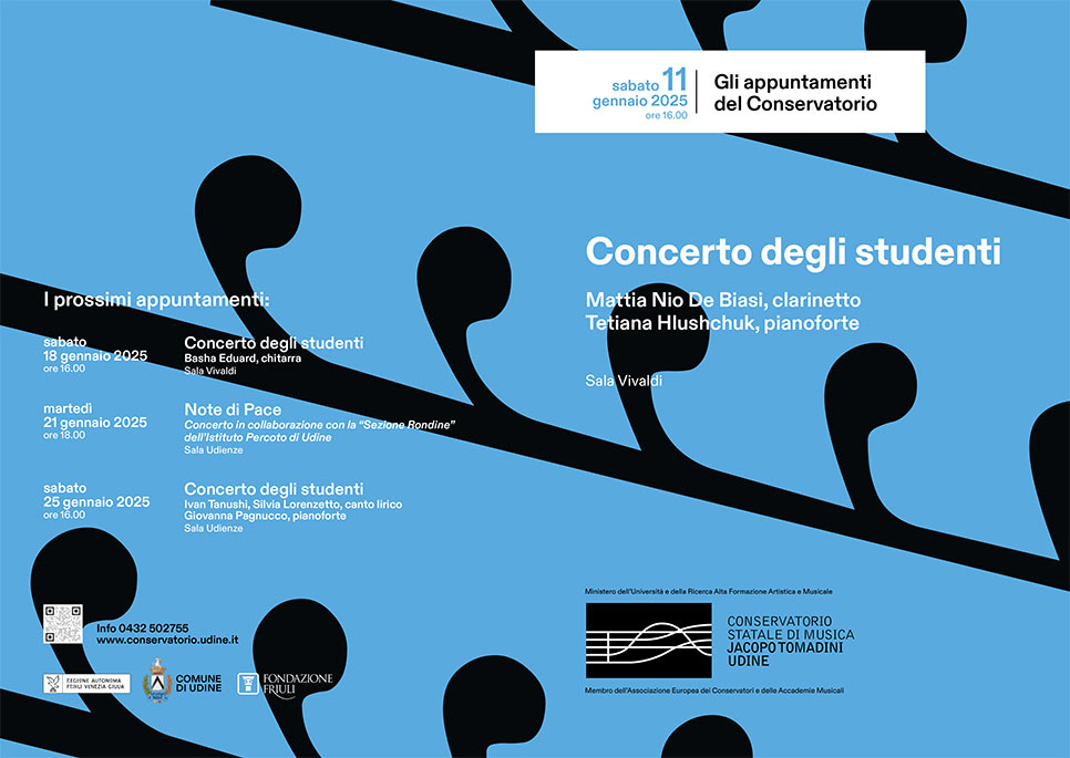 Concerto degli studenti - 11 gennaio 2025